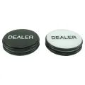 【Beiver Jewelry Store】Custom and White Poker Dealer Button Casino Hold'em Pressing Poker Cards Guard Poker Chips. 