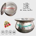 Silver Handi _Silver Pateeli_Silver Degchi with Lid (Small to Medium). 
