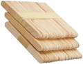 Pack of 100 Large Flat Craft Sticks Ice Cream Sticks Wooden Popsicle Sticks for DIY Craft Creative Designs Children Education. 