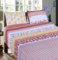 SINGLE Printed Bed Sheet Set with pillowcase | Cotton Sheet | 58 x 94 Inches. 
