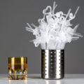 100Pcs/Bag Transparent Drinking Straws Bend Or Straight Plastic Straws For Kitchenware Party Beverage Water Drink Flexible Disposable Straws. 