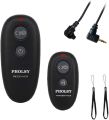 PHOLSY Camera Remote Wireless Shutter Release Control Compatible with Canon EOS R3, R6, R5C, 90D, 850D, 5D, 6D II, 7D II, 40D, 50D; for Olympus OM-1, EM1X, EM1 II; for Fuji GFX50SII, XT3, XT4, XT30II. 