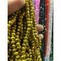 85pcs 6mm Washable Crystal Glass Beads – DIY Jewelry, Bracelet, & Clothing Decoration Accessories. 