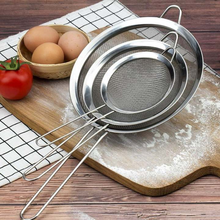 Tea Strainer Stainless Steel 3 Pcs Set Tea Colanders Stainer Sets -  baigstore