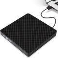 8x Ultra Thin DVD writer USB 3.0 DVDRW driver Portable Slim Rom Recorder/Writer Burner, Support for Mac/Linux/Win OS (Black). 