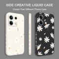 Note 13 Elegant Daisy Silicone Phone Case For Xiaomi Redmi Note 13 13Pro shatterproof Protection Redmi Note 13ProPlus Back Cover. 