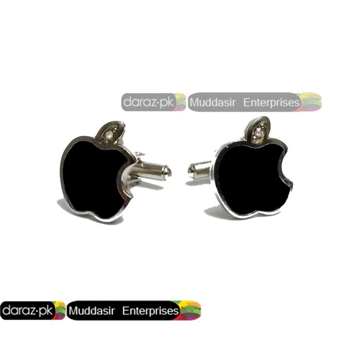 Modern Cufflinks for Men apple Shape | Stud for Men