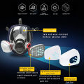 Chemical Mask 6800 Gas Mask Dustproof Respirator Paint Pesticide Spray Silicone Full Face Filters for Laboratory Welding. 