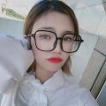 Women/Men Square Eyeglasses Oversized Korean Square Big Frame Eyeglasses Clear glasses. 