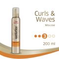Wella Wellaflex Curls & Waves Strong Hold Mousse Hold 200ml. 