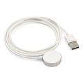 Magnetic Wireless Smart Watch Charger Universal Fast Dock Charger Stand- USB Magnetic Charging Cable Cord SmartWatch Adapter - White. 
