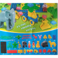 Happy Jungle Blocks - Zoo Blocks - Animal Blocks - Kids Learning Blocks About Jungle & Animals 69 pcs - Big Size. 