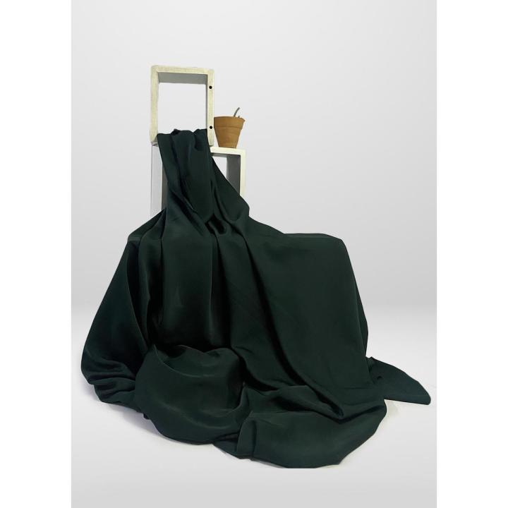 Inayat Arts Plain Nida Abaya unstitched in Dark Green color | Burka, clothing for modest fashion wear, Middle East Arabic's favourite choice