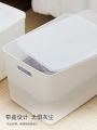 Japanese cosmetic storage box desktop skin care products finishing box clothes sundries plastic storage box dust belt cover. 