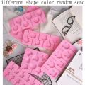 Round Heart Silicone lollipop mold Flower candy chocolate molds cake decorating form bake bakeware tool bear lolipops cake molds. 