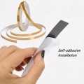 High Quality Floor Edging Waterproof Seam WallStickers Wall Gap Ceilling Home Decoration Self Adhesive Ti;e Tap size 1cmx50m Gold &Silver. 