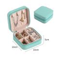 Jewelry Organizer Display Travel Jewelry Case Boxes Travel Portable Jewelry Box Leather Storage Organizer Earring Holder. 