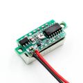 0.28 Inch 2.5V-40V Mini Digital Voltmeter Voltage Tester Meter LED Screen Electronic Parts Accessories Digital Voltmeter. 