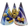 Minions Birthday Caps - Standard - Party Caps - Yellow - Boys - Minions Theme - Pack Of 10. 