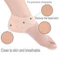 Silicone Gel Heel Pad Socks For Pain Relief And Anti Crack Heel 1 Pair Heel Cups Heel Guards Heel Protectors Heel Sleeves For Relieve Heel Pads Cushion Heel Pain, Heal Dry Cracked Heels, Achilles Tendinitis, For Men & Women. 