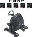 Mini Exercise Bike Exercise  Cycle Compact Under Desk Pedal Bike Pedal Cycle Exerciser for Arms and Legs with LCD Screen, Portable Foot Cycle, Digital Monitor, Step Tracker, and Adjustable Tension Knob. 