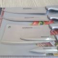 Professional Sharp Durable Quality Pack of 5 Kitchen Knives Set Basic Kitchen Tools-Stainless Steel. 