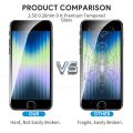 2pcs full cover protective glass for iphone se 2022 Aifon s e se3 3nd i phone se2022 IphoneSE screen protector armor film cover. 