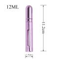 12ML Portable Mini Travel Perfume Bottle Atomizer Refillable Empty Easy To Carry Cosmetic Spray Bottle for Women & Men Spray Scent Aftershave Attractive Round Shape PRCODE CATVWYBW. 
