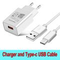 【NEW】USB Charger QC 3.0 Fast Phone Adapter For OPPO A52 A53 A73 Reno 2 Z 3 4 5 Realme X 2 3 5 6 7 X50 Pro USB Type-c Charging Cable. 