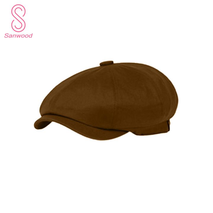 Men Beret Retro Cotton Blend Men Beret