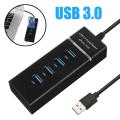 4 Port Micro USB Hub USB Splitter High Speed 480Mbps USB Hub LED  for Tablet Laptop Computer Notebook. 