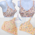 Intimatetics Lawn Bra for Girls - Random Design Lawn Bra for Women - Random Colors with Folaral Pattern. 