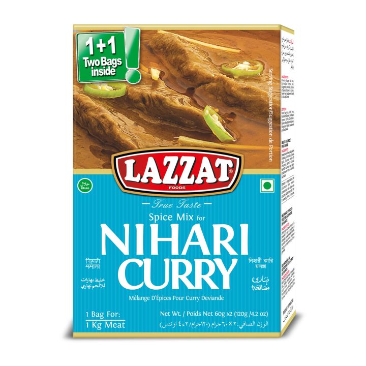 Lazzat Nihari Curry Masala 120gm