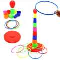 Ring Toss Game With 18 inch Stand Floatable Rings Multicolored Durable Plastic Rings Competitive Tossing Game. 