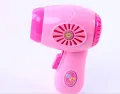 Pretend Play Hair Dryer Battery Operated Hair Styling Dryer For Girls Makeup Accessories Collection - Pink. 