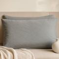 Pillow Covers Pack of 2 – Size 20x30 Inch – Pure Cotton Export Quality – Envelope Style with 4-Inch Flap – Skin & Hair Friendly – Home Décor Pillowcases – By Bistore. 