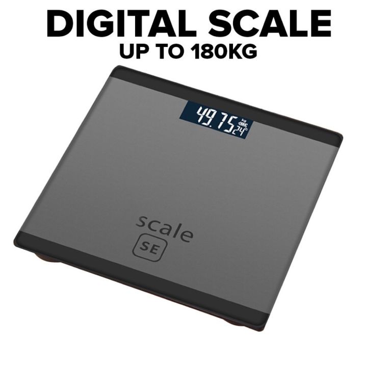 ✅100% original lucky iscale digital LCD electronic tempered glass bathroom weighing scale