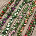 Topsky Artificial Fake Silk Rose Flower Ivy Vine Hanging Wedding Décor Party Home Garden Supermarket Decoration. 
