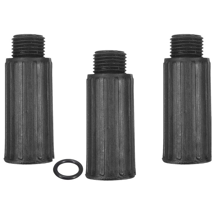 3Pcs Oil Cap Plug Air Compressor Parts for E100087 Black Thread M15 1.50mm Air Compressor Oil