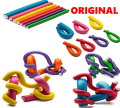 10 X Flexible Curling & Rolling Prem Rods No Heat Lightweight Rollers, Twist and Flex Hair Curlers For All Hair Types. 