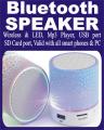 Wireless Led Mini Portable Speaker & Music Player Multicolor. 