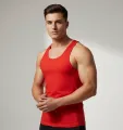 Cotton Jersey Printed Gym Sando Tanks Top For Men. 