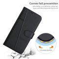 lthmy for Motorola Moto G Pure cover premium leather wallet case magnetic shock absorbing flip case with lanyard. 