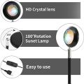 Sunset Lamp / Lamps 16 colours RGB Projector / Projection Light 360 degree Rotatable USB with Remote Control | Night Light / Best for Gift | Home Decor | Mobile Photography Backgrounds Accessories Lighting Kit Wallpaper. 