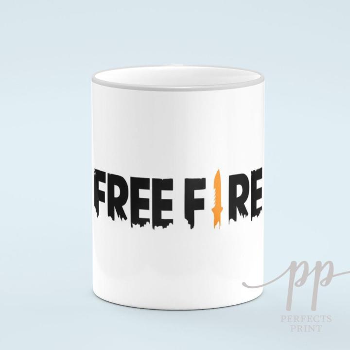 Freefire Coffee Mug, White Ceramiac Mug Tea Cup, 330Ml Mug, Ideal Gifts