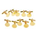 20pcs Cuff Links 16mm Glue Pads Mens DIY Cuff Links Handmade Crafts. 