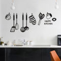 WallsArt Store Happy Kitchen Wall Sticker for Kitchen Decoration. 