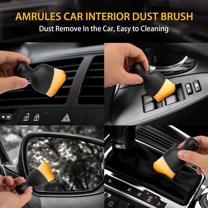2PCS%20Car%20Interior%20Detailing%20Brush,%20Auto%20Car%20Detailing%20Brush%20Dusting%20Brush,%20Soft%20Bristles%20Car%20Interior%20Cleaning%20Tool%20for%20Dashboard%20Interior,%20Exterior,%20Skylight,%20Leather,%20Dust%20Brush%20(Black)%20-%20Image%203