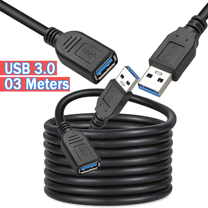 USB 3.0 Extension Cable Male to Female 3 Meters High Speed for TV PS4 Xbox