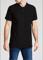Red & Black Color Pack of 2 Men's Polo T-Shirt with Collar - Slim Fit Cotton Polo T-shirt for Men Combo. 